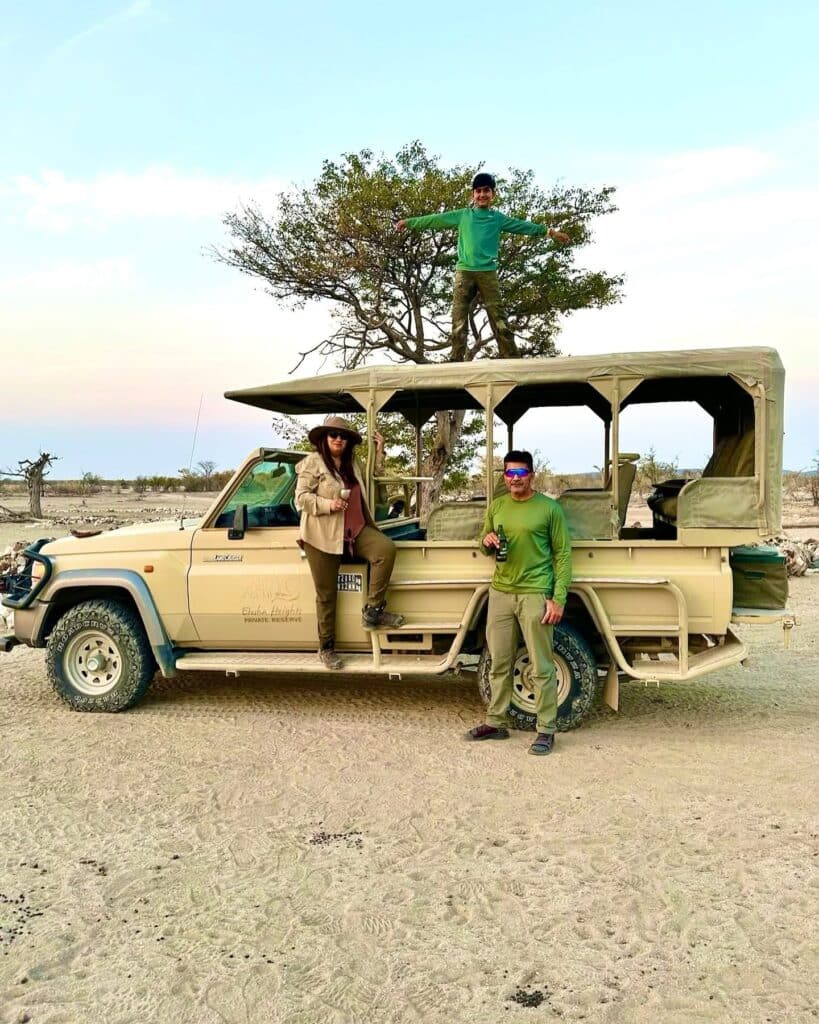 Seeing the Big-5 on an African Safari -Namibia
